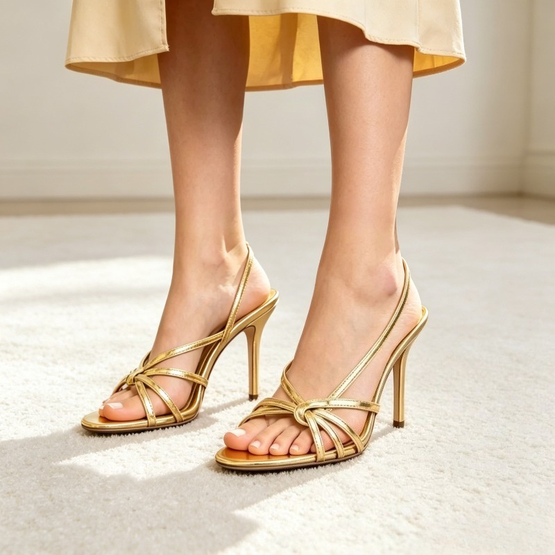 Crossfit Ladies - Sexy Open-toe Narrow-Band High Heels Women