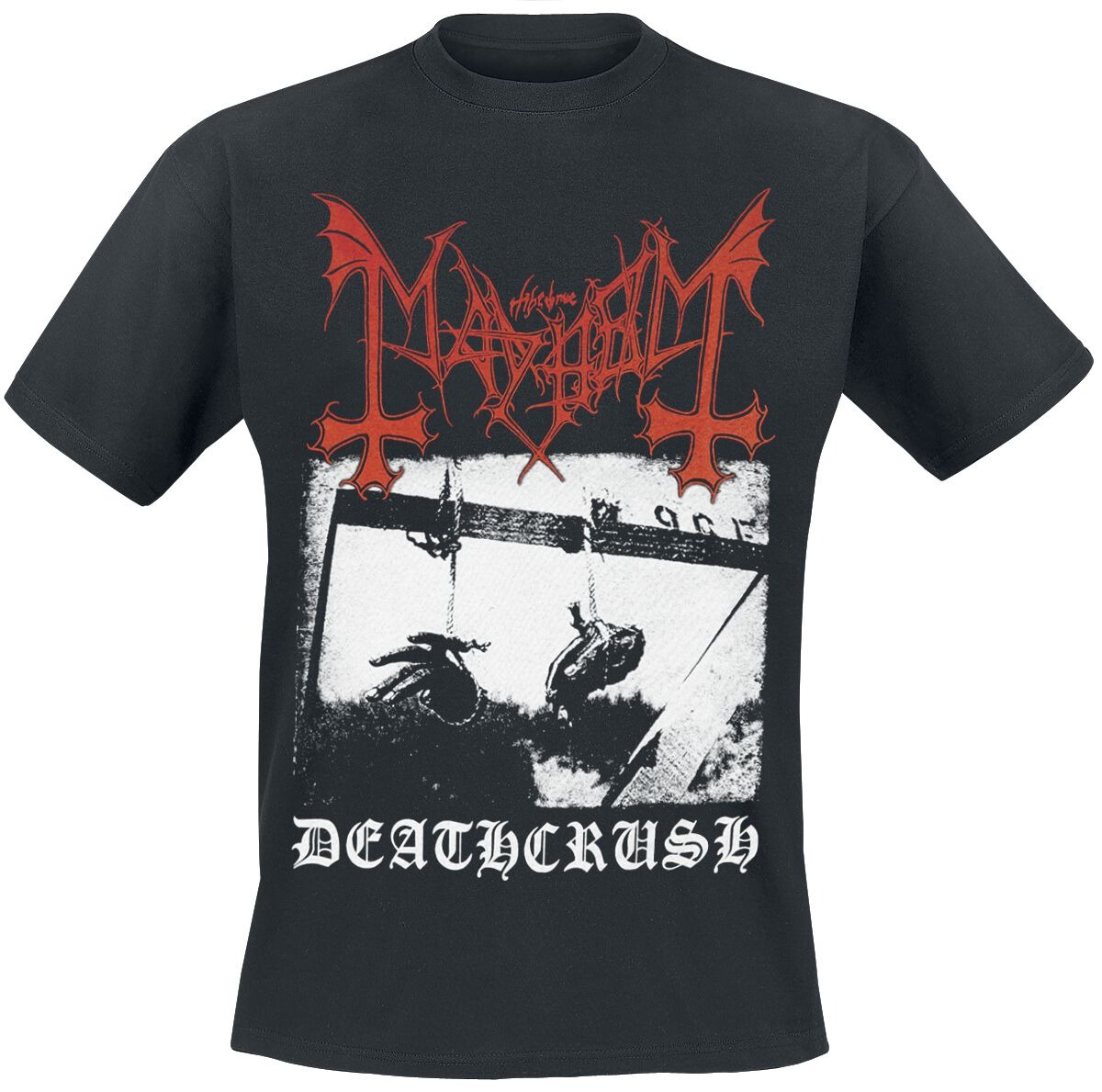 Crossfit Mayhem - Mayhem Deathcrush Tee, Black Metal Band