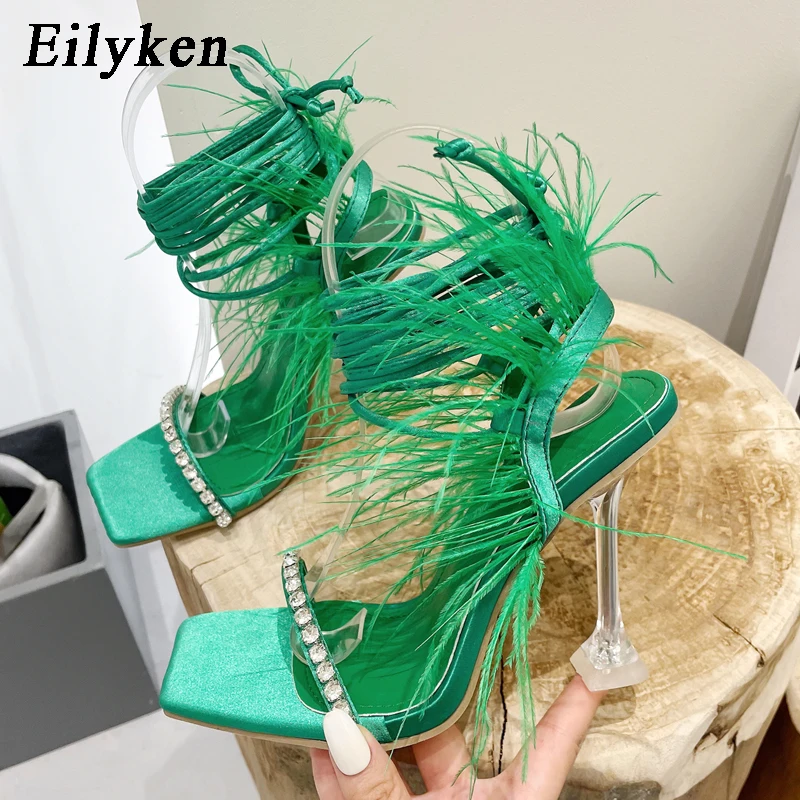 Crossfit Ladies - Eilyken Summer Sexy Crystal Feather Women
