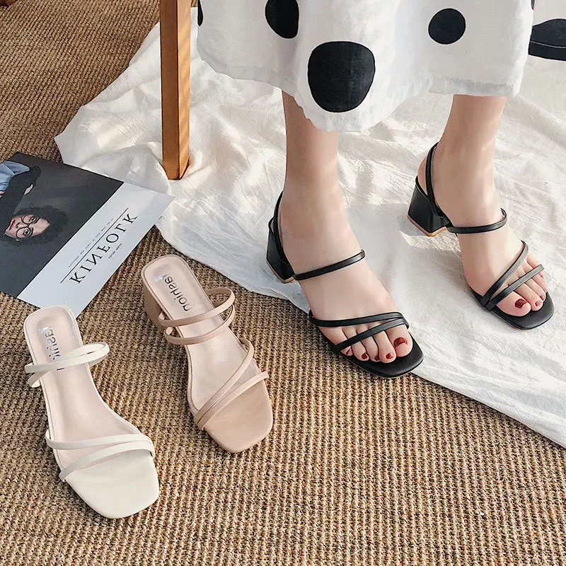 Crossfit Ladies - Women High Heel Sandals Summer Casual