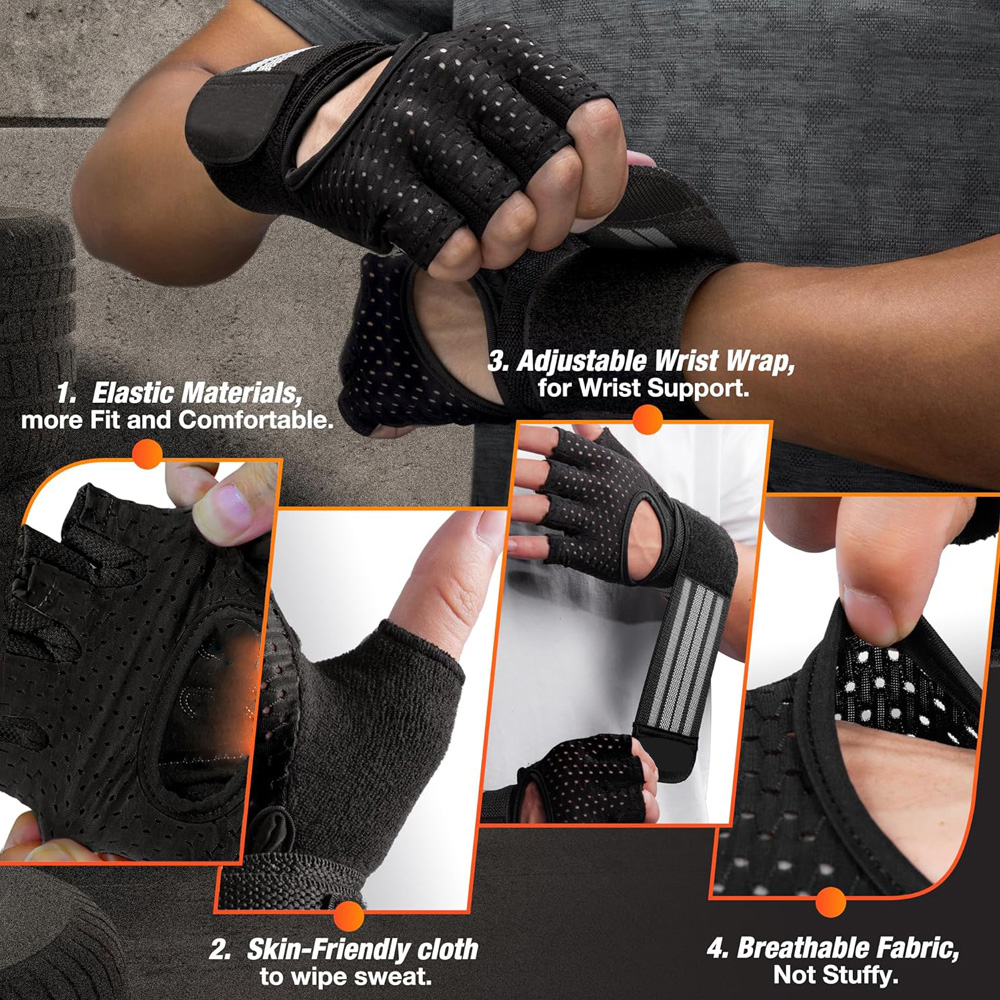 Fitness Gloves with Wrist Supp – обзор и цена Gear For Crossfit