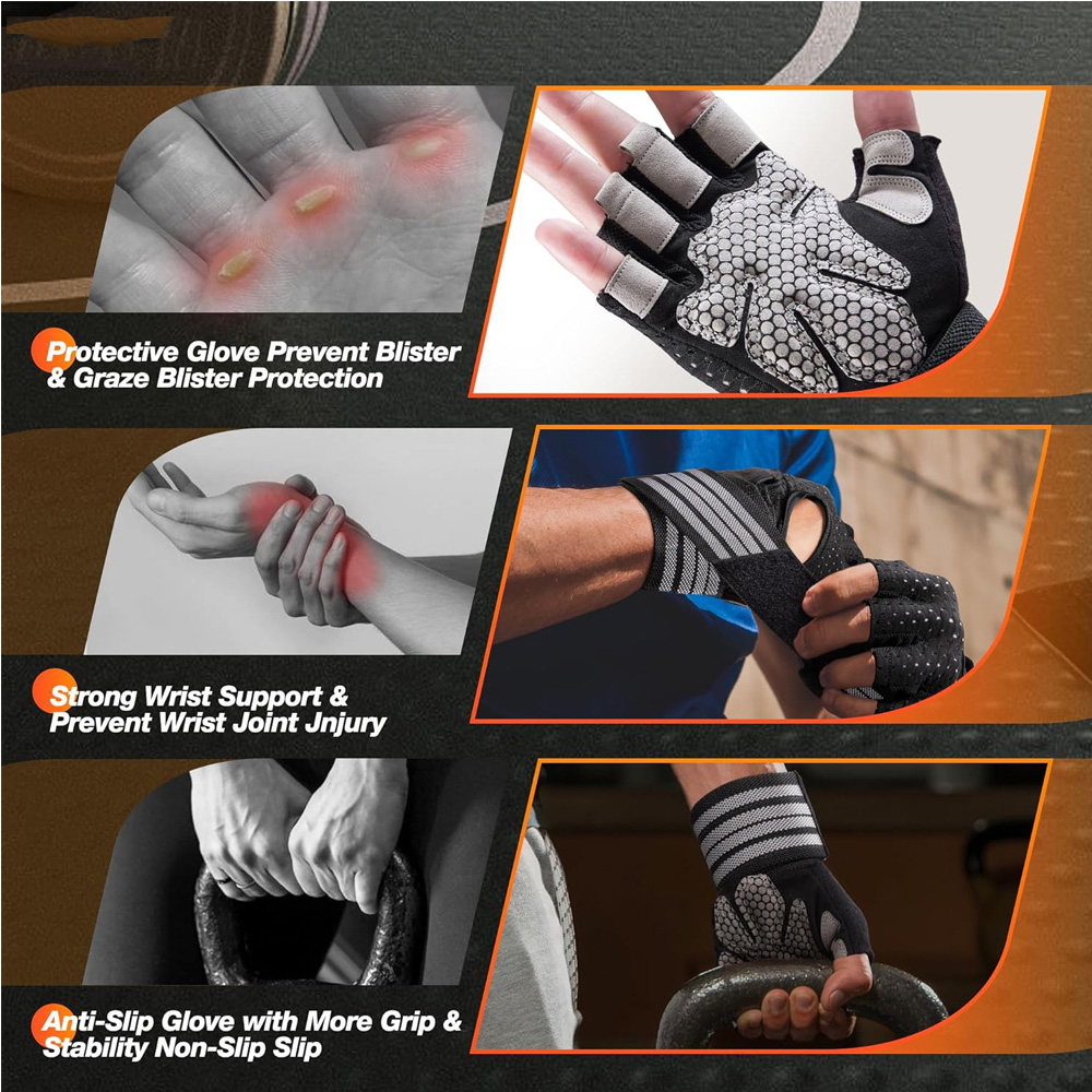 Fitness Gloves with Wrist Supp – обзор и цена Gear For Crossfit