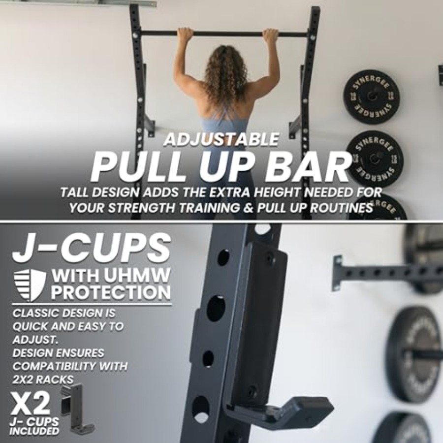 Wall Mounted Squat Rack for ho – обзор и цена Pull Up Bar Grip