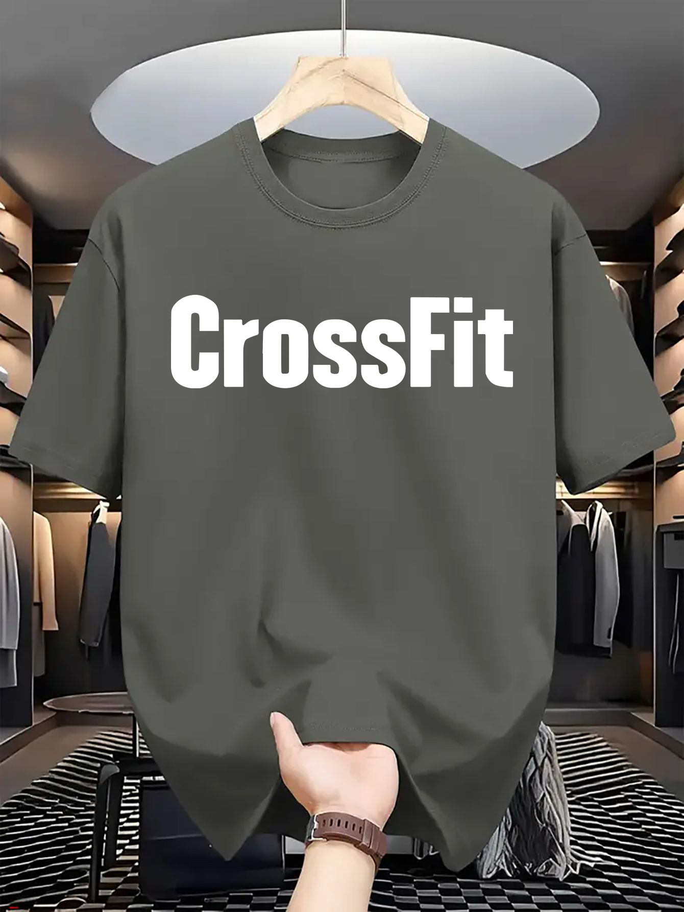 Men's Summer 100% Cotton Casua – обзор и цена Crossfit Mayhem