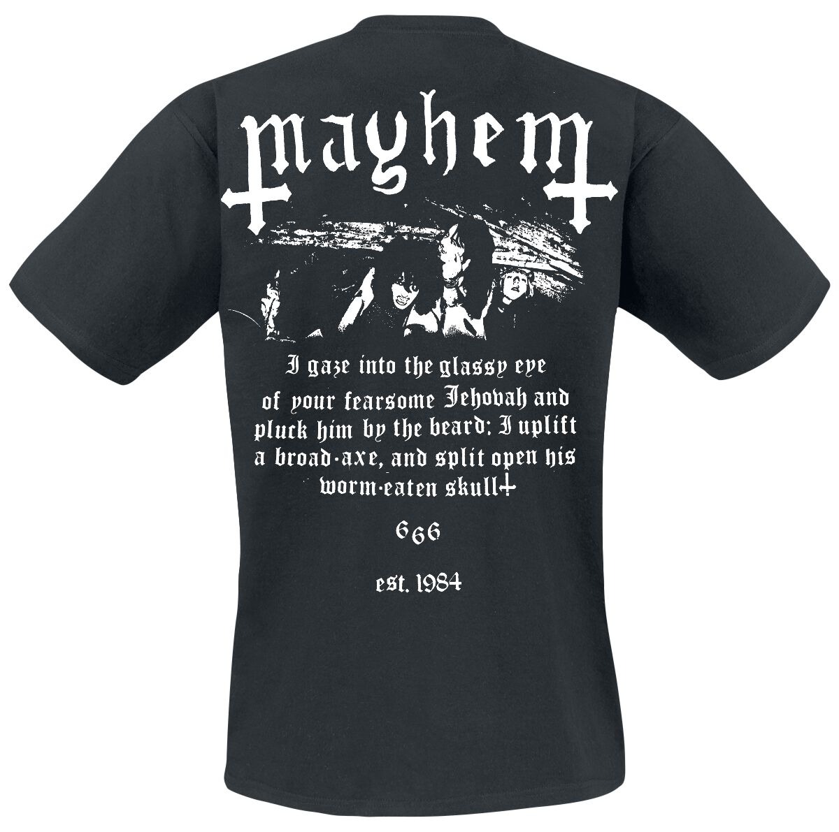 Mayhem Classic Logo Tee, Black – обзор и цена Crossfit Mayhem