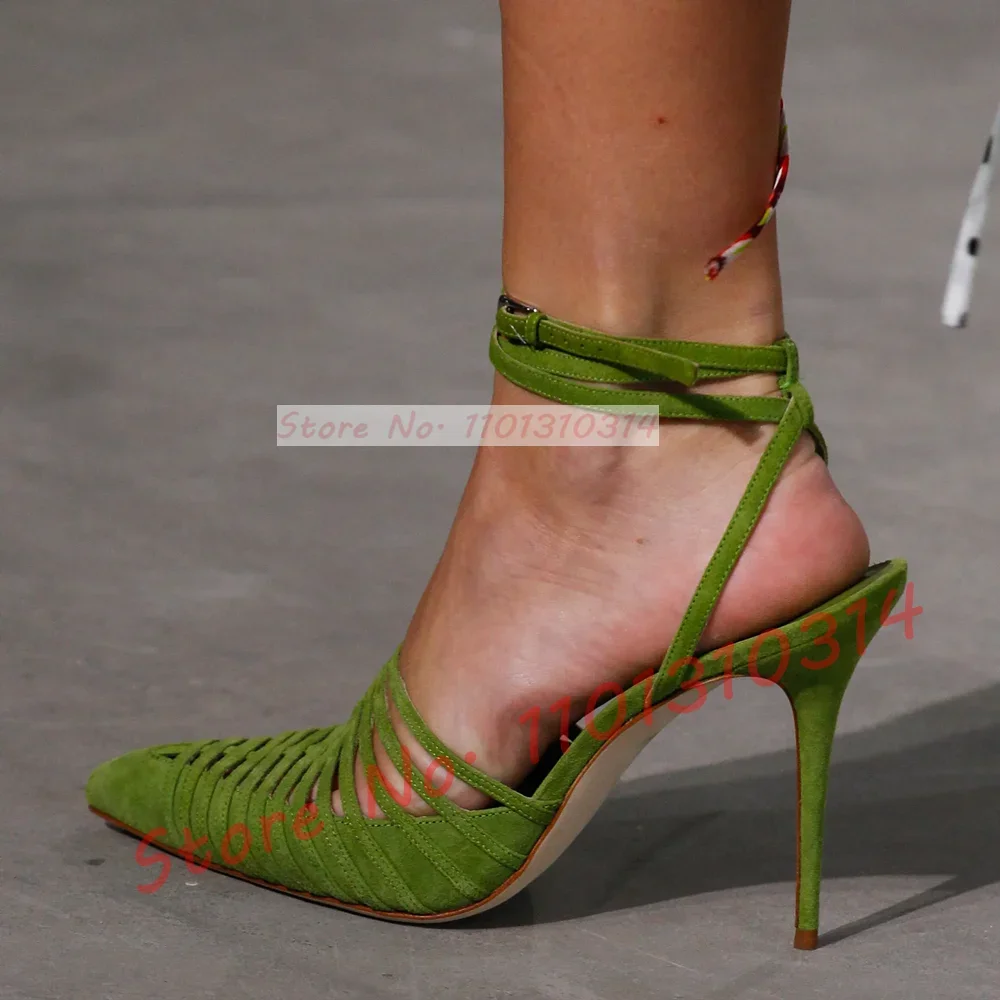 Green Vegan Suede Strappy Sand – обзор и цена Crossfit Ladies